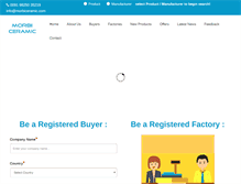 Tablet Screenshot of morbiceramic.com